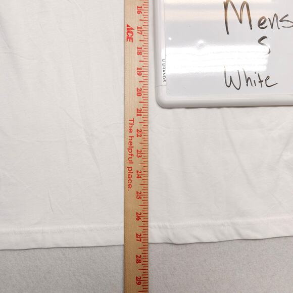 H&M AAliyah Band Crew Neck Graphic T Shirt Mens Size Small S White - Picture 8 of 9